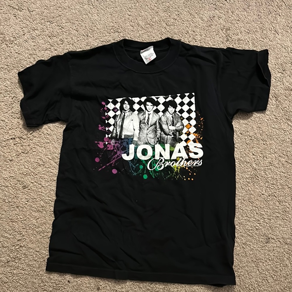 Jonas brothers “burning up” tour t shirt